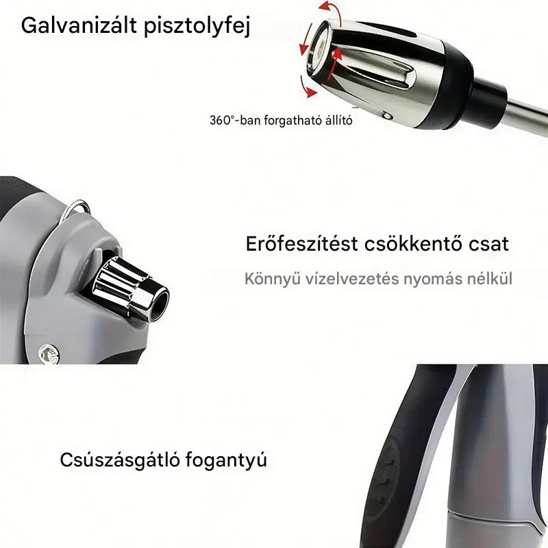Hoeurva Nagynyomású vízsugár – alakíts bármelyik tömlőt erőteljes tisztítóvá