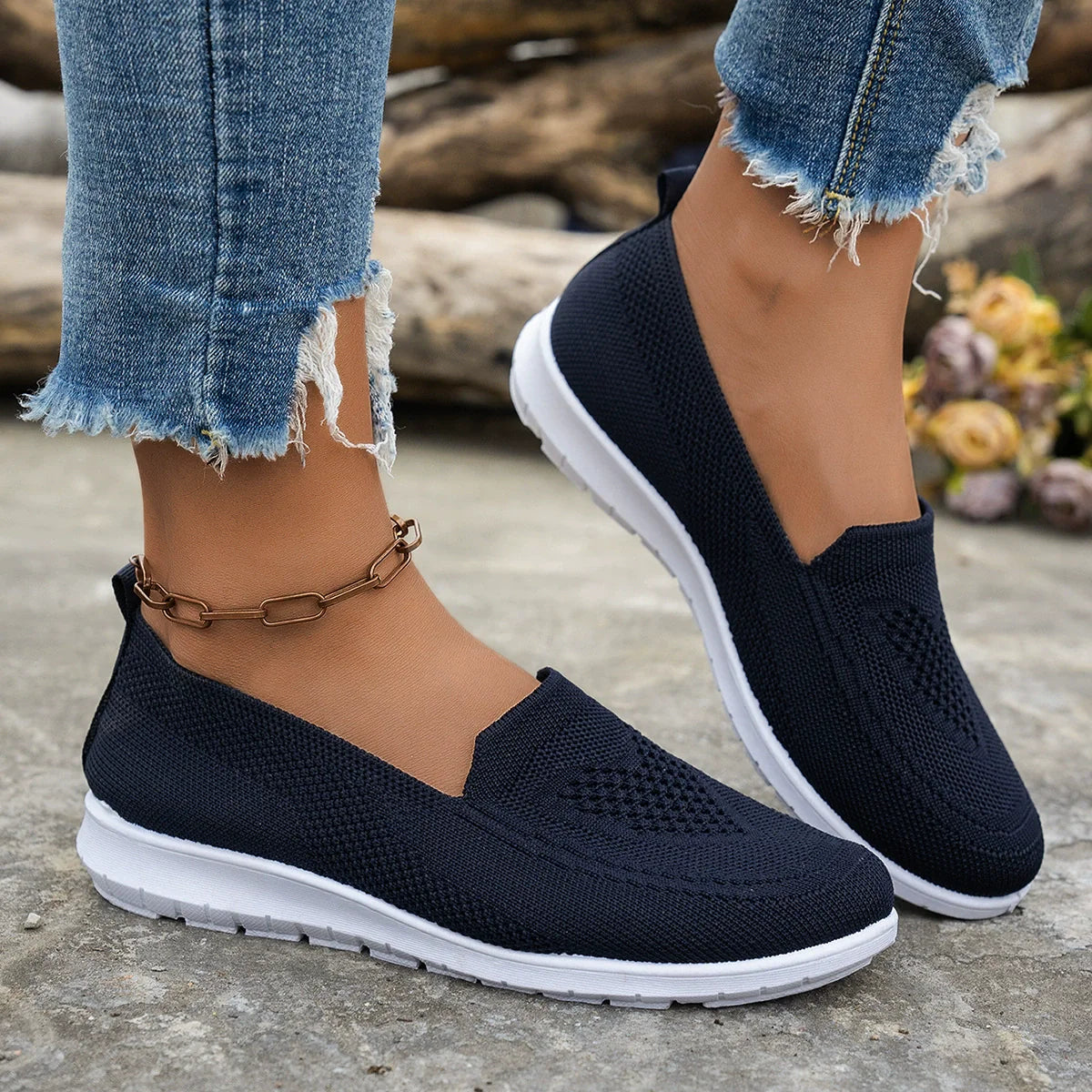[🎉Tagoknak exkluzív ajánlat]Ortopédikus, légáteresztő, kötött cipő boltozattámogatással – kifejezetten idősek számára kialakítva, fájdalommentes járás egész nap 🔥 Második pár féláron!