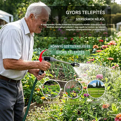 Hoeurva Nagynyomású vízsugár – alakíts bármelyik tömlőt erőteljes tisztítóvá