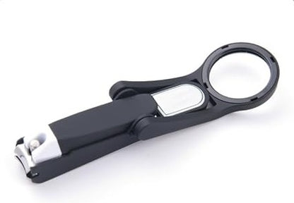 Nagyítós körömcsipesz 🔍 – gyengébb látású idősek számára tervezve, nem szóródnak szét a levágott körömdarabok ✂️, egészséges és biztonságos használat
