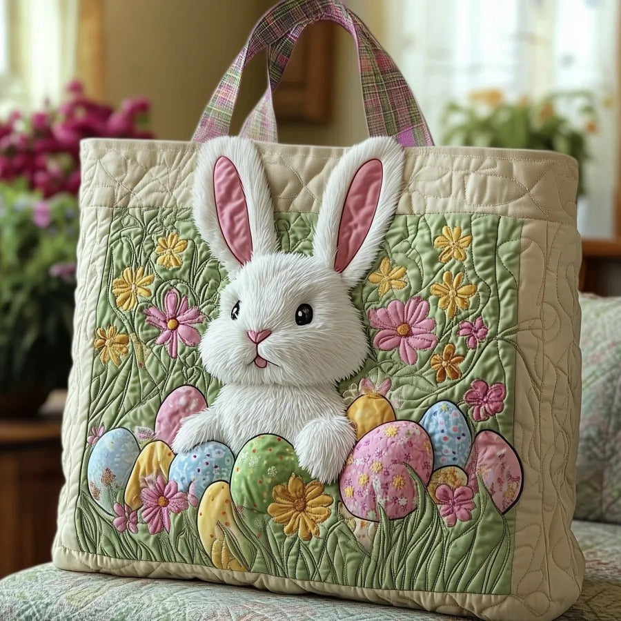 Húsvéti nyuszis steppelt táska 🐰🌸