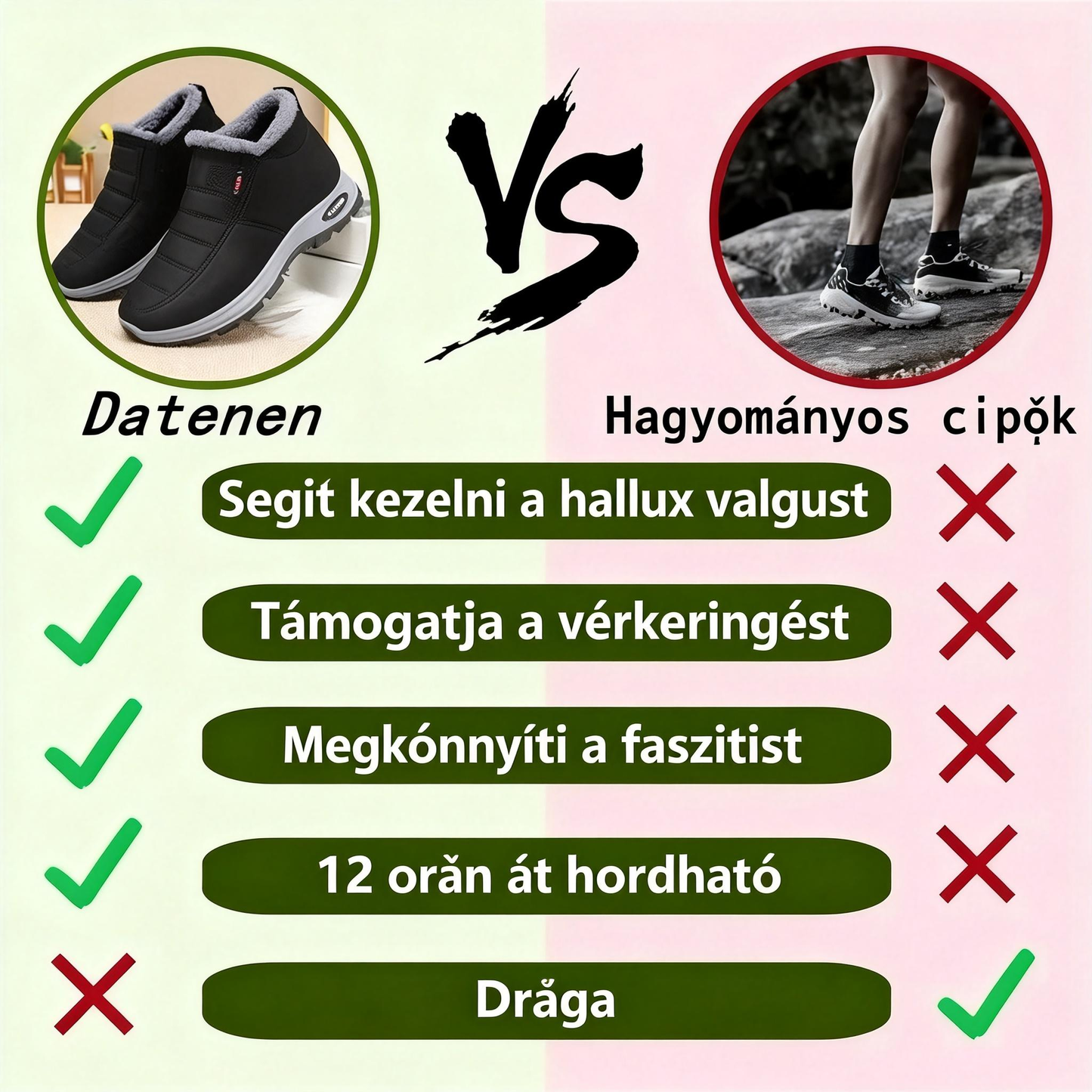 Az idei év legkényelmesebb ortopéd téli cipője – javítja az egyensúlyt, a hát és ízületek egészségét időseknél – lehetővé teszi, hogy egész nap fájdalom nélkül járjon👉 Utánvétes fizetés