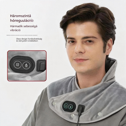 2025-ös masszázs fűtött párna a vállra és a nyakra – Hatékonyan enyhíti a nyak és váll fájdalmát 🔥 A második darab fél áron!