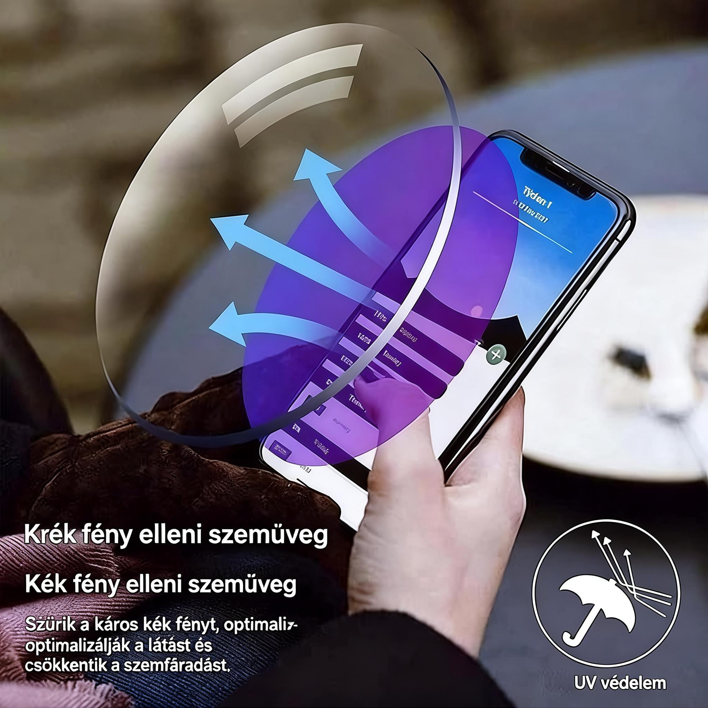 Automatikus fókuszú okos olvasószemüveg Egy szemüveg mindenre – közelre és távolra is tökéletes! (🔥 A 2. darab -50%)