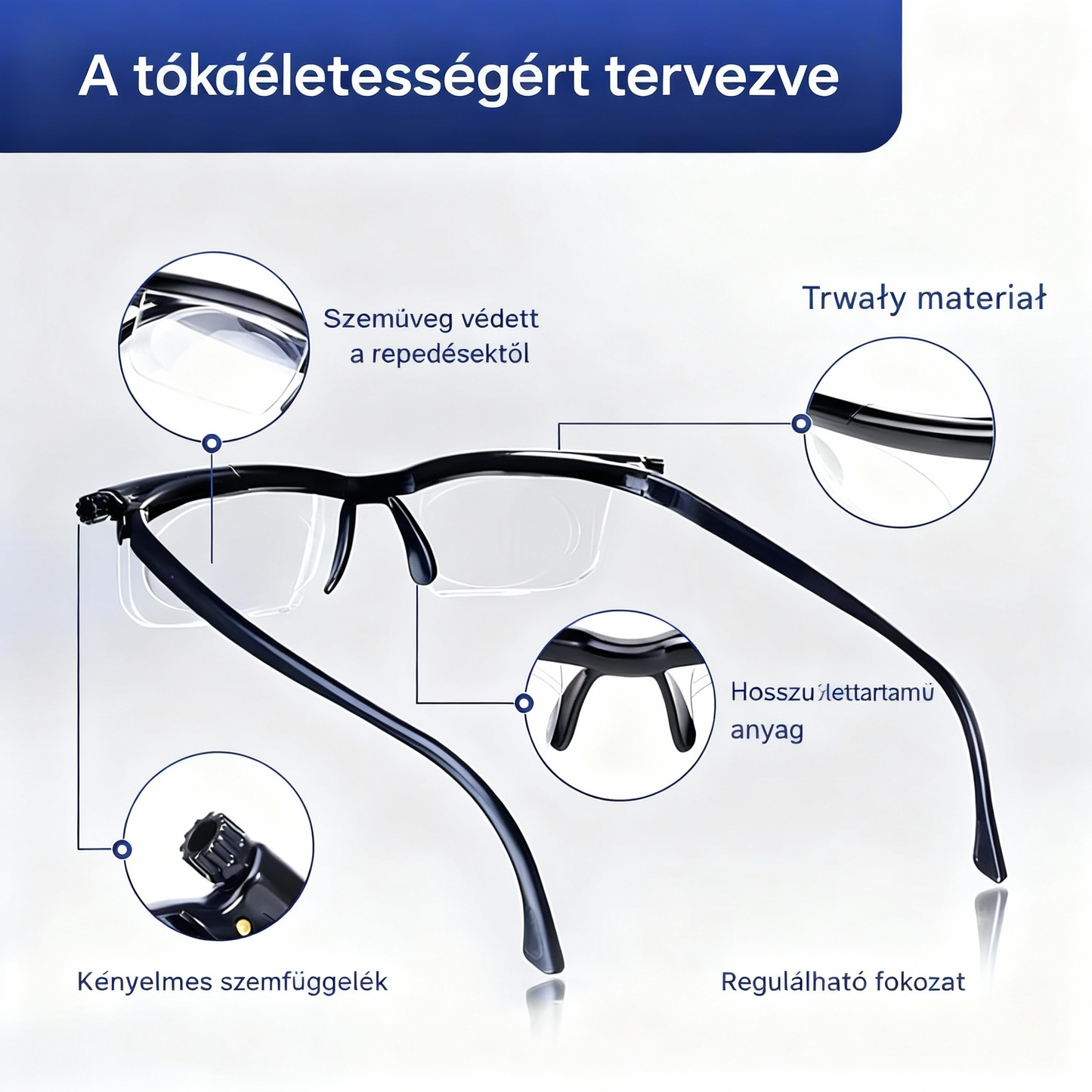 [🎉Tagoknak exkluzív ajánlat]Állítható fókuszú szemüveg