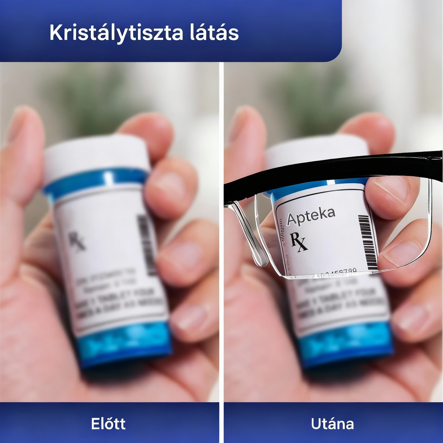 [🎉Tagoknak exkluzív ajánlat]Állítható fókuszú szemüveg