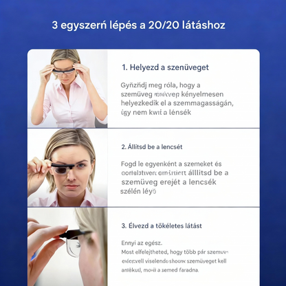[🎉Tagoknak exkluzív ajánlat]Állítható fókuszú szemüveg